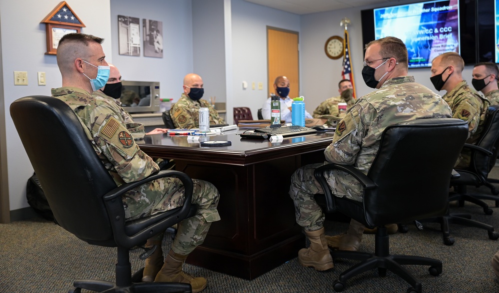 557 Weather Wing Commander visits Barksdale