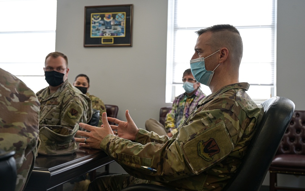 557 Weather Wing Commander visits Barksdale