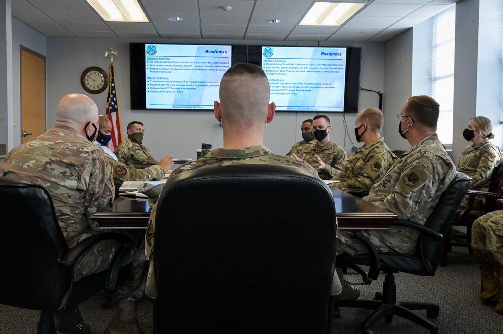 557 Weather Wing Commander visits Barksdale