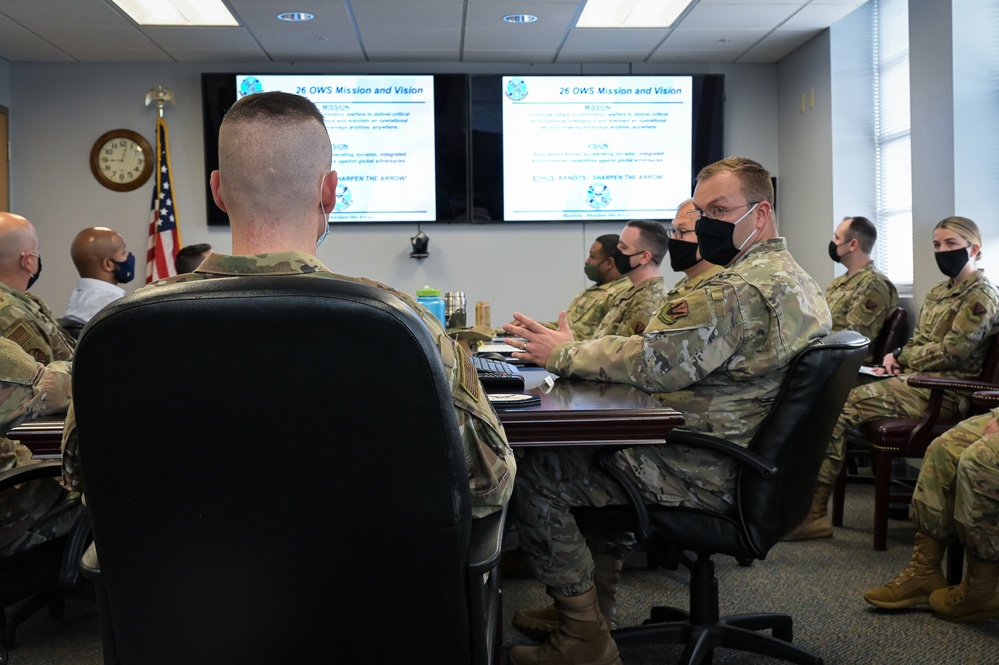 557 Weather Wing Commander visits Barksdale