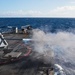USS Billings Fires its 57mm MK 110 Gun