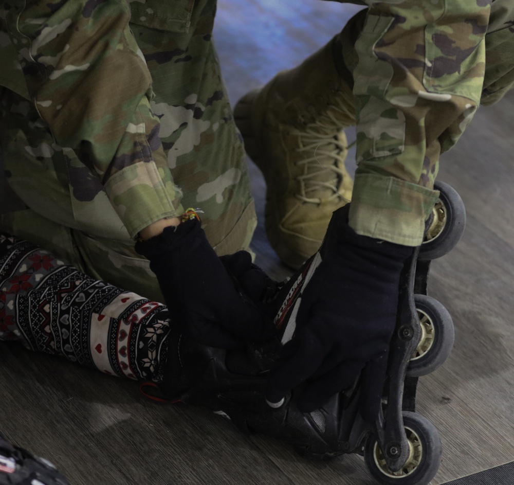 Afghan Evacuees Roller Skate