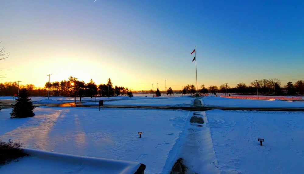 Subzero Sunrise at Fort McCoy
