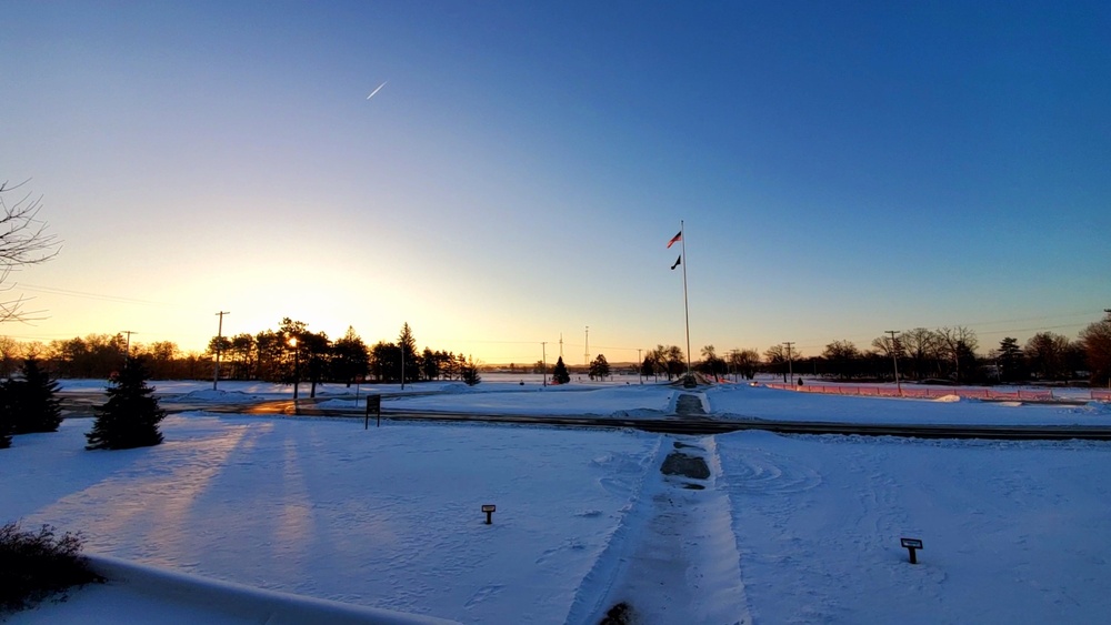 Subzero Sunrise at Fort McCoy