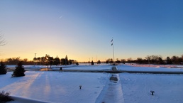 Subzero Sunrise at Fort McCoy