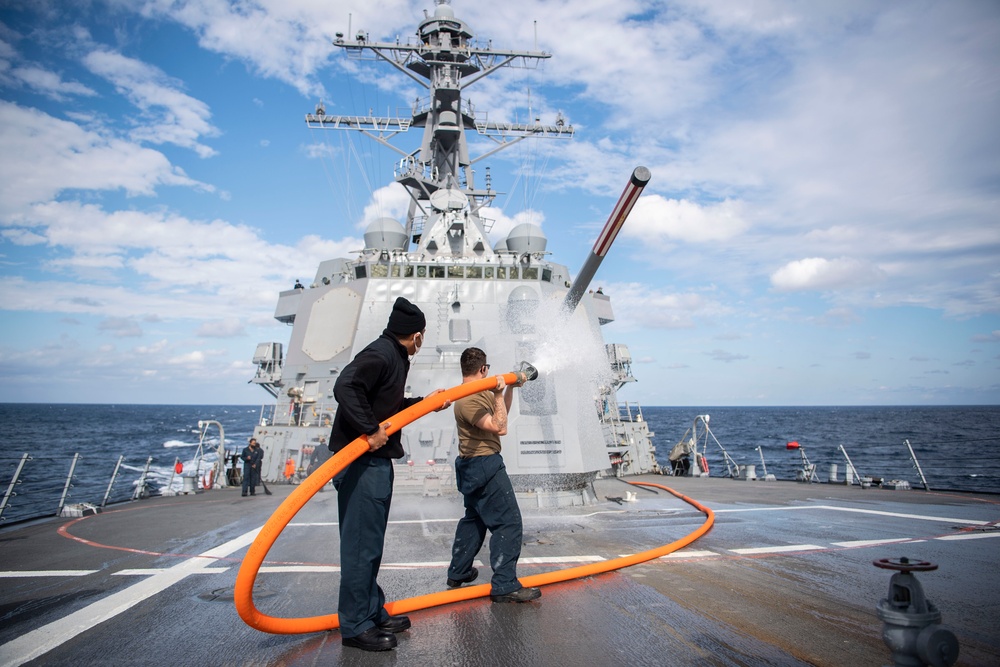 USS Dewey - Freshwater Washdown