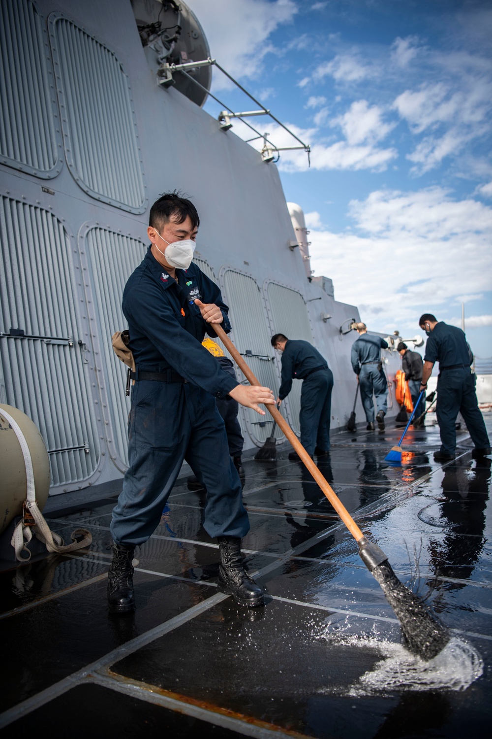 USS Dewey - Freshwater Washdown