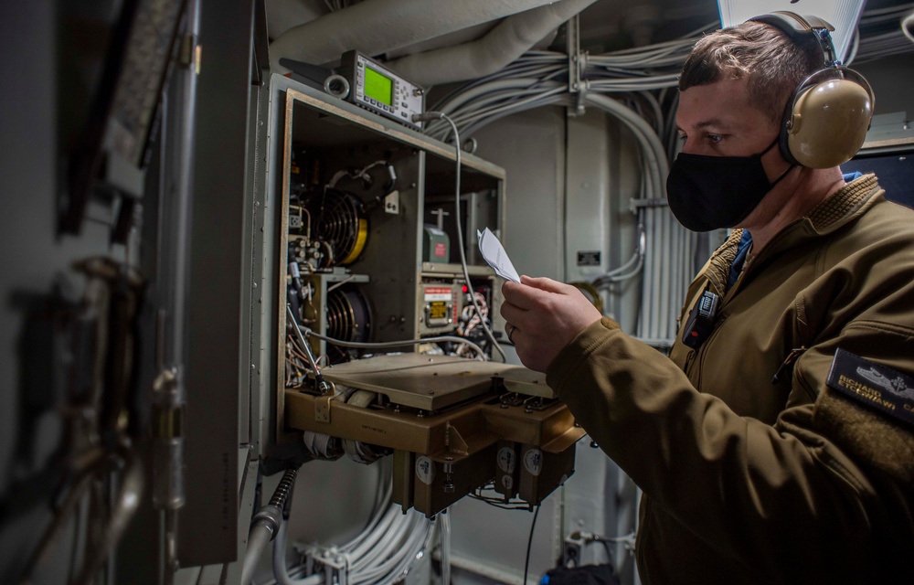 The Harry S. Truman Carrier Strike Group is on a scheduled deployment in the U.S. Sixth Fleet area of operations in support of naval operations to maintain maritime stability and security.