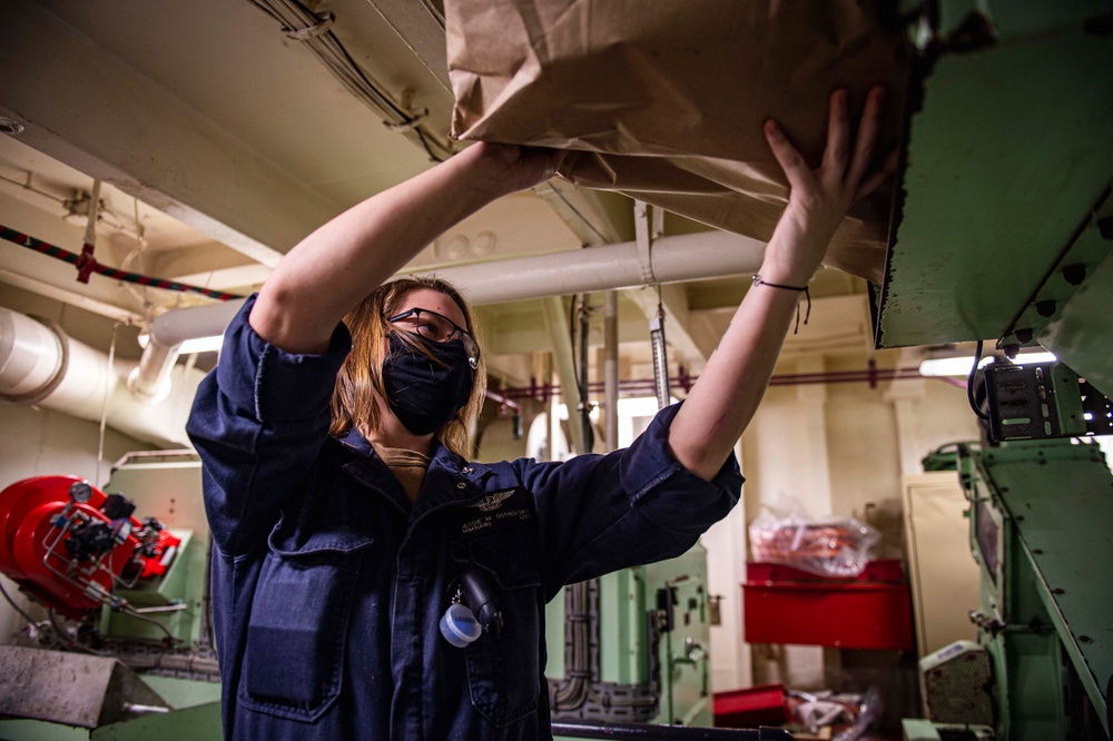 The Harry S. Truman Carrier Strike Group is on a scheduled deployment in the U.S. Sixth Fleet area of operations in support of naval operations to maintain maritime stability and security.