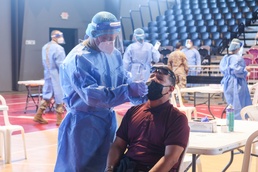 Puerto Rico National Guard support COVID-19 testing