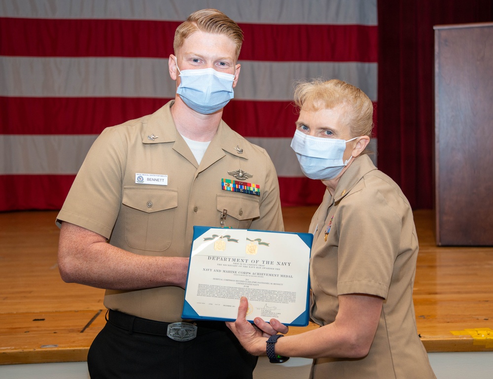 Two BHC Oceana Hospital Corpsman Receive NAMs for Accident Assistance