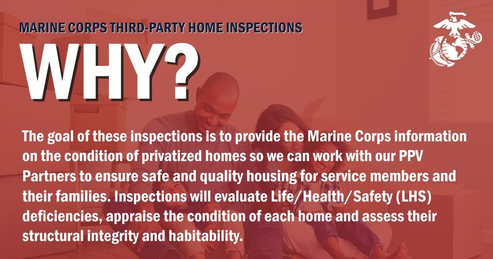 The Marine Corps Conducts Third-party Housing Inspections