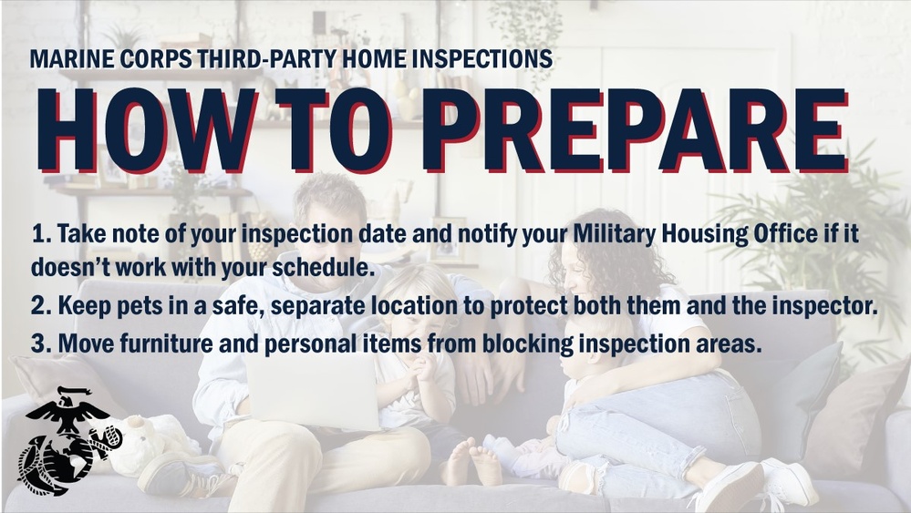 The Marine Corps Conducts Third-party Housing Inspections
