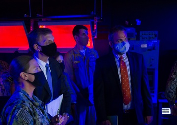 Chief of Staff to the Acting SECNAV and Director, Navy Staff Office of the CNO Observe Aegis Training