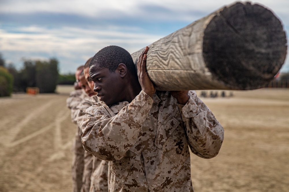 Bravo Company Log Drills