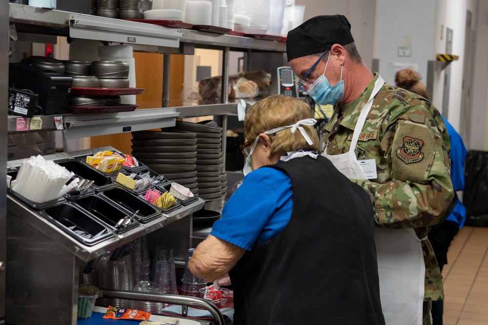 Well Plated; Pease Airmen Help in Local Hospital