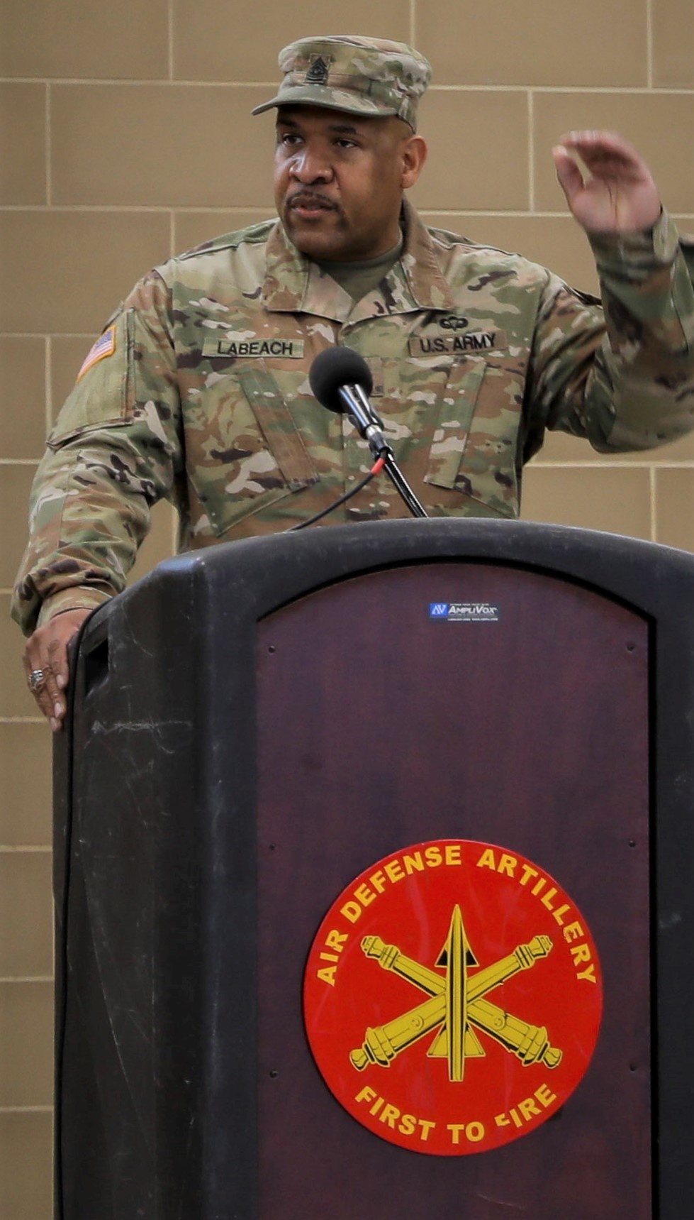 164th ADA New Incoming Command Sgt. Major