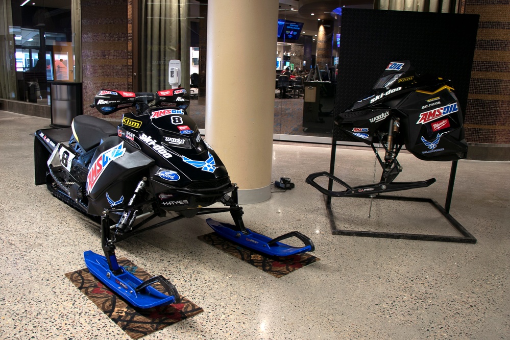 U.S. Air Force at SnoCross series in Shakopee, Minnesota.