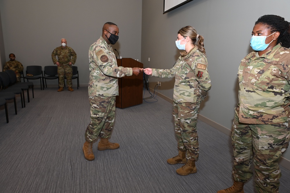 Command Chief Master Sgt. of the Air National Guard Visits McEntire Joint National Guard Base