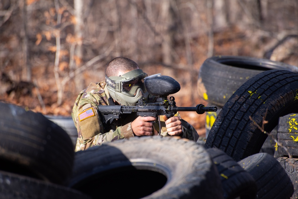 Holiday Block Leave holdover trainees enjoy day outdoors