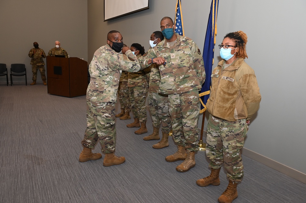 Command Chief Master Sgt. of the Air National Guard Visits McEntire Joint National Guard Base