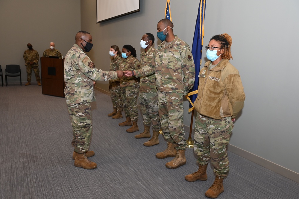 Command Chief Master Sgt. of the Air National Guard Visits McEntire Joint National Guard Base