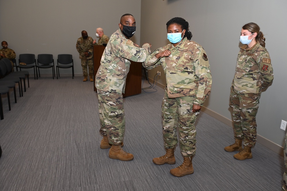 Command Chief Master Sgt. of the Air National Guard Visits McEntire Joint National Guard Base