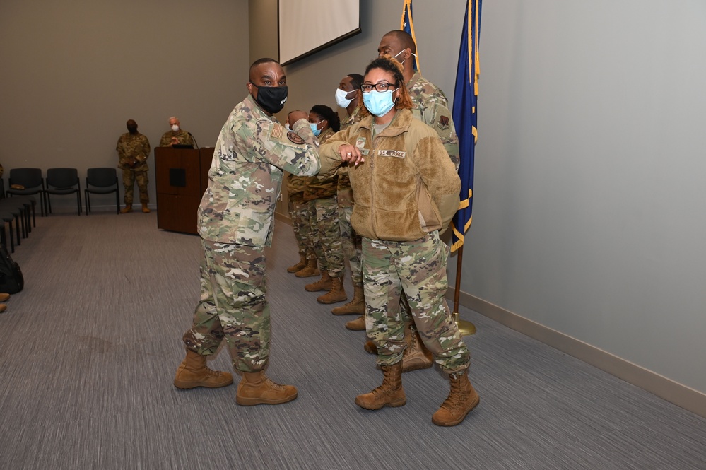 Command Chief Master Sgt. of the Air National Guard Visits McEntire Joint National Guard Base