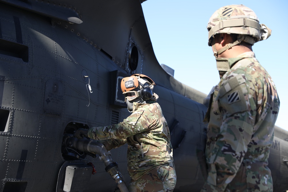 135th Quartermaster Company fuels Blackhawks