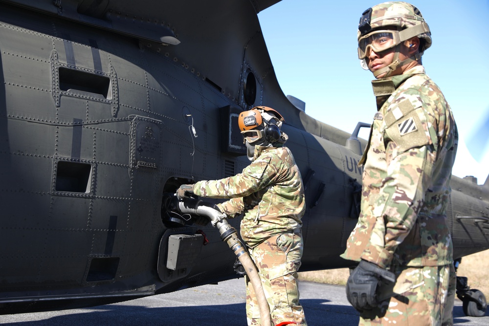 135th Quartermaster Company fuels Blackhawks