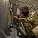 Aircraft fuel system technician maintains F-15E fuel tanks