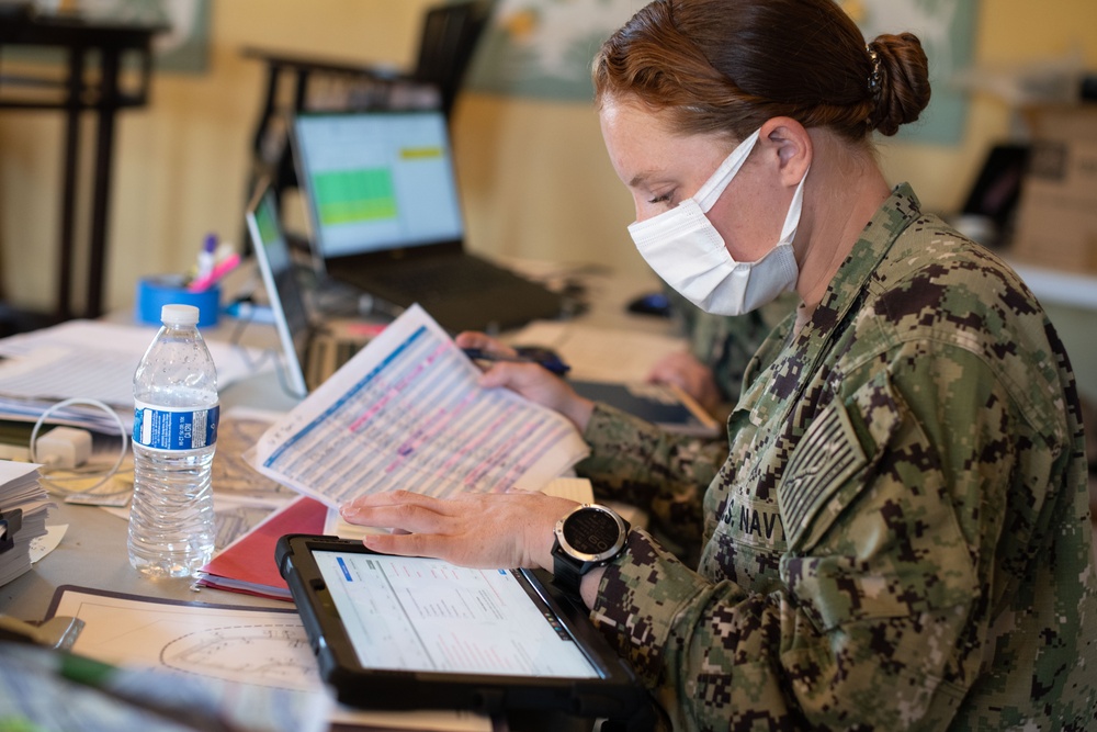 Navy Uses Tablet Technology to Conduct Home Flush