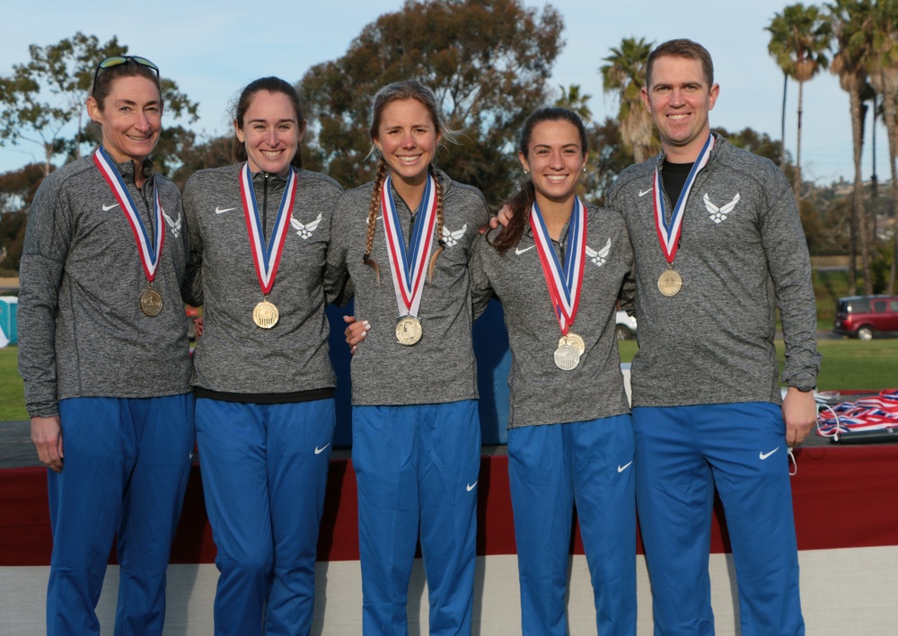 Air Force Women and Navy Men capture Cross Country team gold, Smith and Linton take individual women and men gold