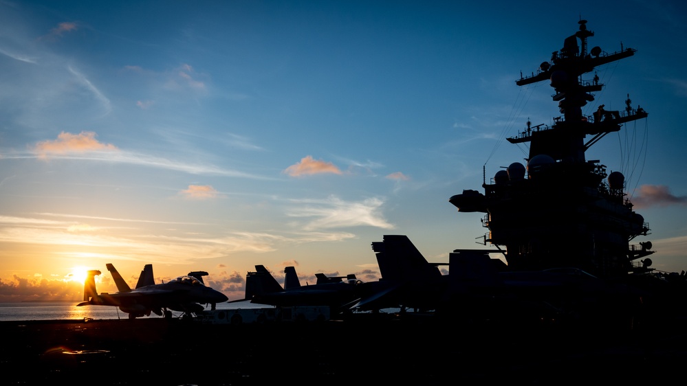 USS Carl Vinson (CVN 70) Transits Sulu Sea