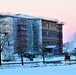 Barracks construction at Fort McCoy continues through winter