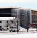 Barracks construction at Fort McCoy continues through winter