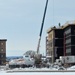 Barracks construction at Fort McCoy continues through winter