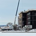 Barracks construction at Fort McCoy continues through winter