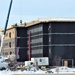 Barracks construction at Fort McCoy continues through winter