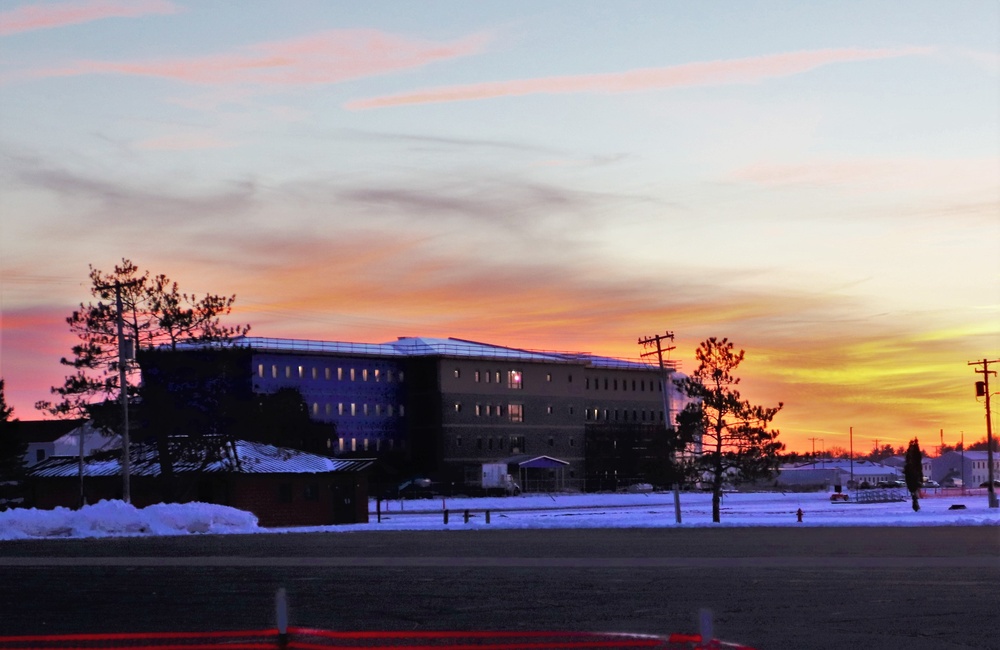 Barracks construction at Fort McCoy continues through winter