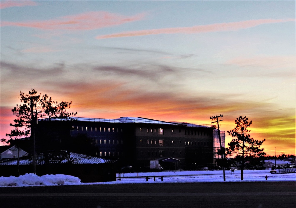 Barracks construction at Fort McCoy continues through winter