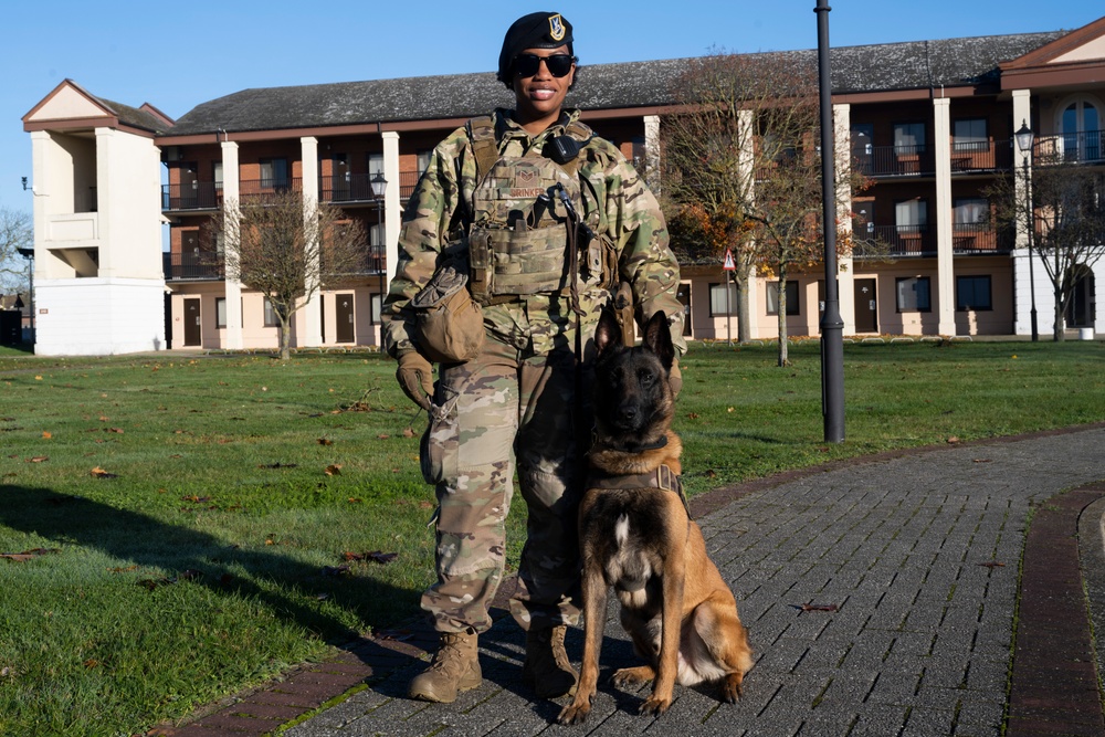 Partnership between a K9 Handler and MWD