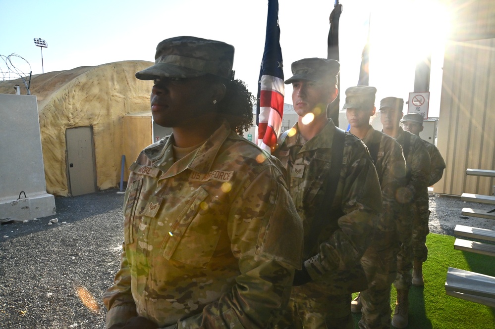 387th Expeditionary SF Squadron Change of Command