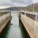 Vessel locks through Melton Hill Lock