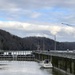 Vessel navigates through Melton Hill Lock