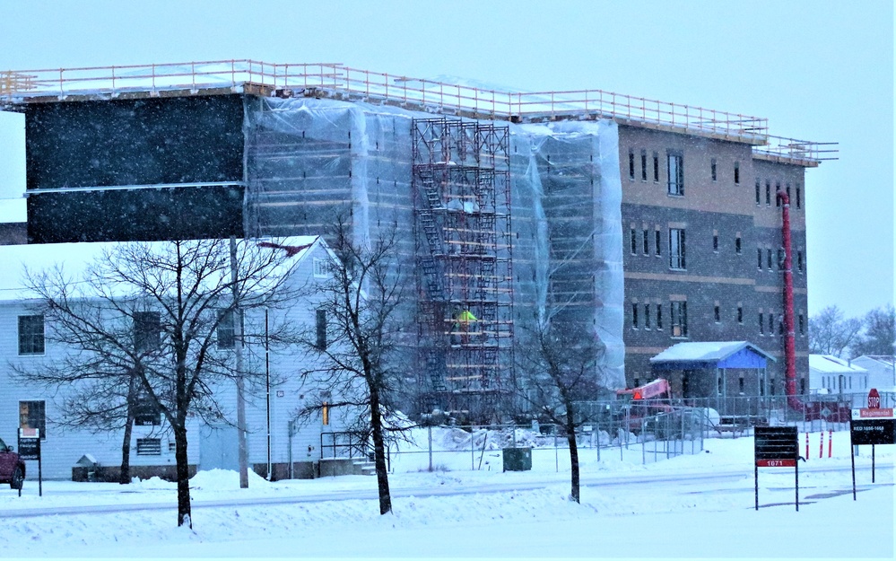 Second barracks construction project continues at Fort McCoy