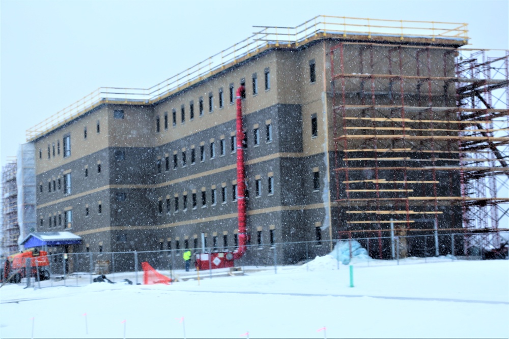 Second barracks construction project continues at Fort McCoy