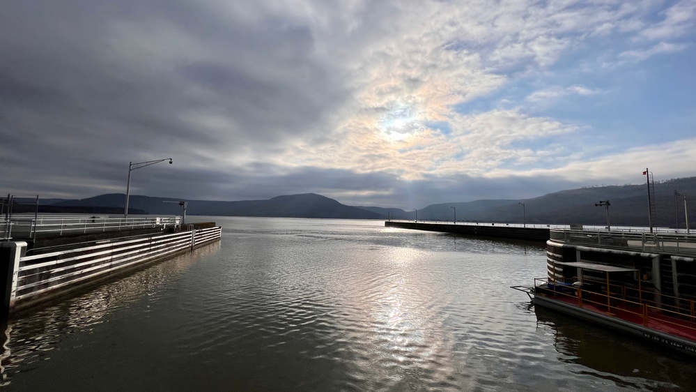 View of Nickajack Lake from navigation lock