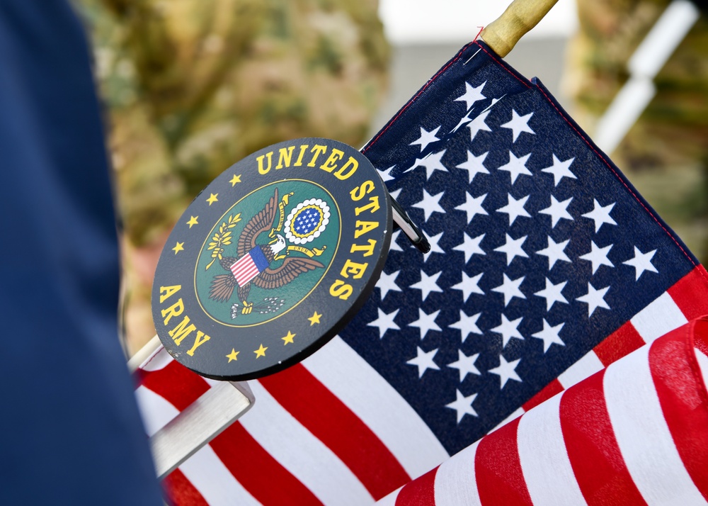 104th Fighter Wing, Westfield veterans, dedicate flags and markers