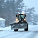 Snow-removal operations at Fort McCoy